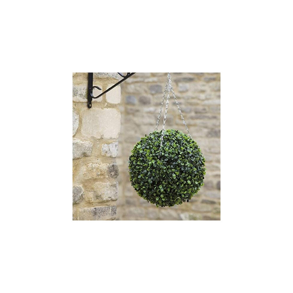 Boxwood Ball 30cm Artificial Hanging Baskets Floral Decoration