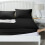 (Black, Double ) 25cm Fitted Sheet Bed Sheet For Mattress All Size 3