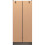 Nevada 2 Door 1 Drawer Wardrobe Black Wood Grain 3