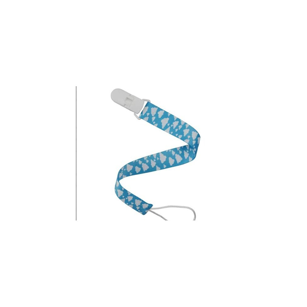 (Clouds) Baby Dummy Clip - Pacifier Strap Holder Funky Planet