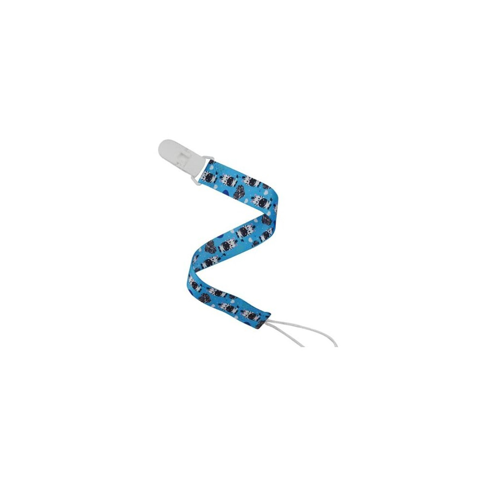 (Zebra) Baby Dummy Clip - Pacifier Strap Holder Funky Planet