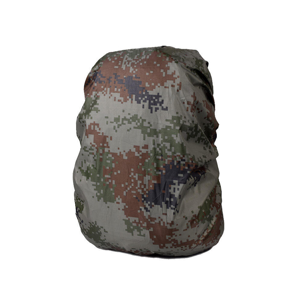 (Camouflage) 30-40L Backpack Rain Cover Waterproof Protective Bag Cover Camping Mud Dust Rainproof Protector