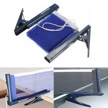 Professional Table Tennis Net Replacement Mesh Clamp Post Stand Outdoor Home Sport