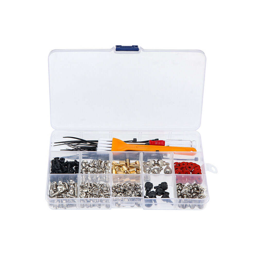 330PCS Accessories DIY For Motherboard Mounting Hardware Screws Repair Tool Hard Disk Computer For PC With Case Set