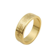 (20) Hardcover Golden Magician Magnetic Ring Stainless Steel Magic Prop