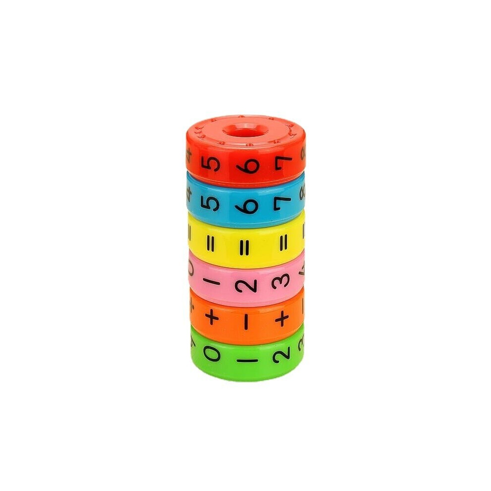 Magnetic Math Cylinder Abacus Study Article Intelligence Enlighten Kids Toy Gift