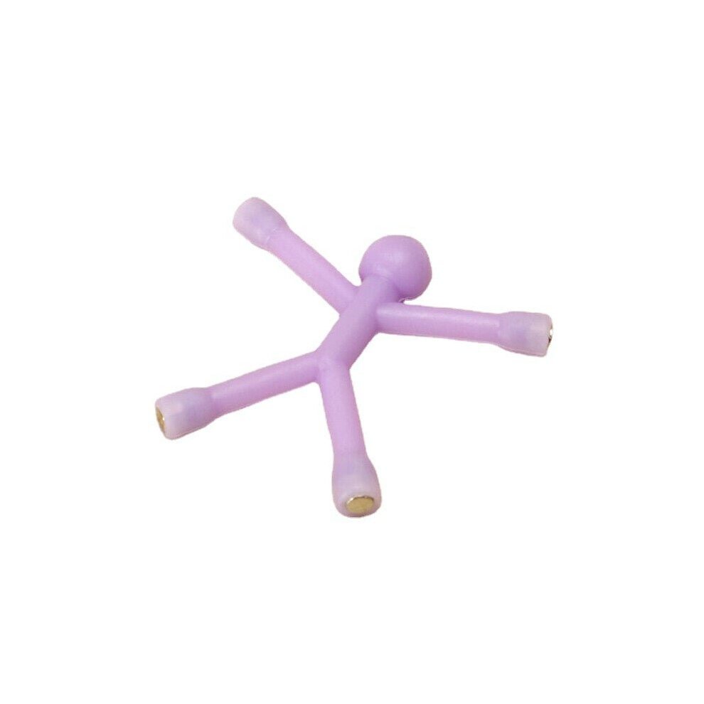 (Pink) Mini Q-Man Magnet Novelty Curiously Awesome Gift Cute Rubber Man Magnetic Toys
