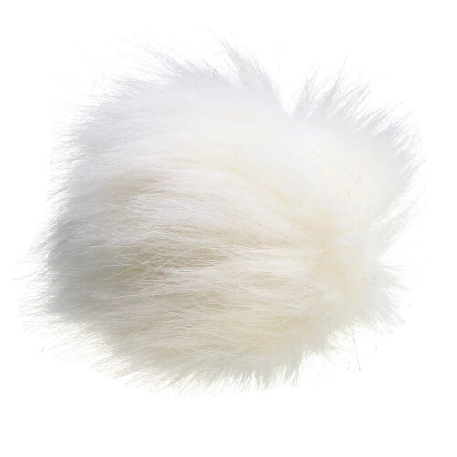 (White) Lavalier Microphone Furry Windscreen Windshield Wind Muff Soft Comfortable for Microphones Mic