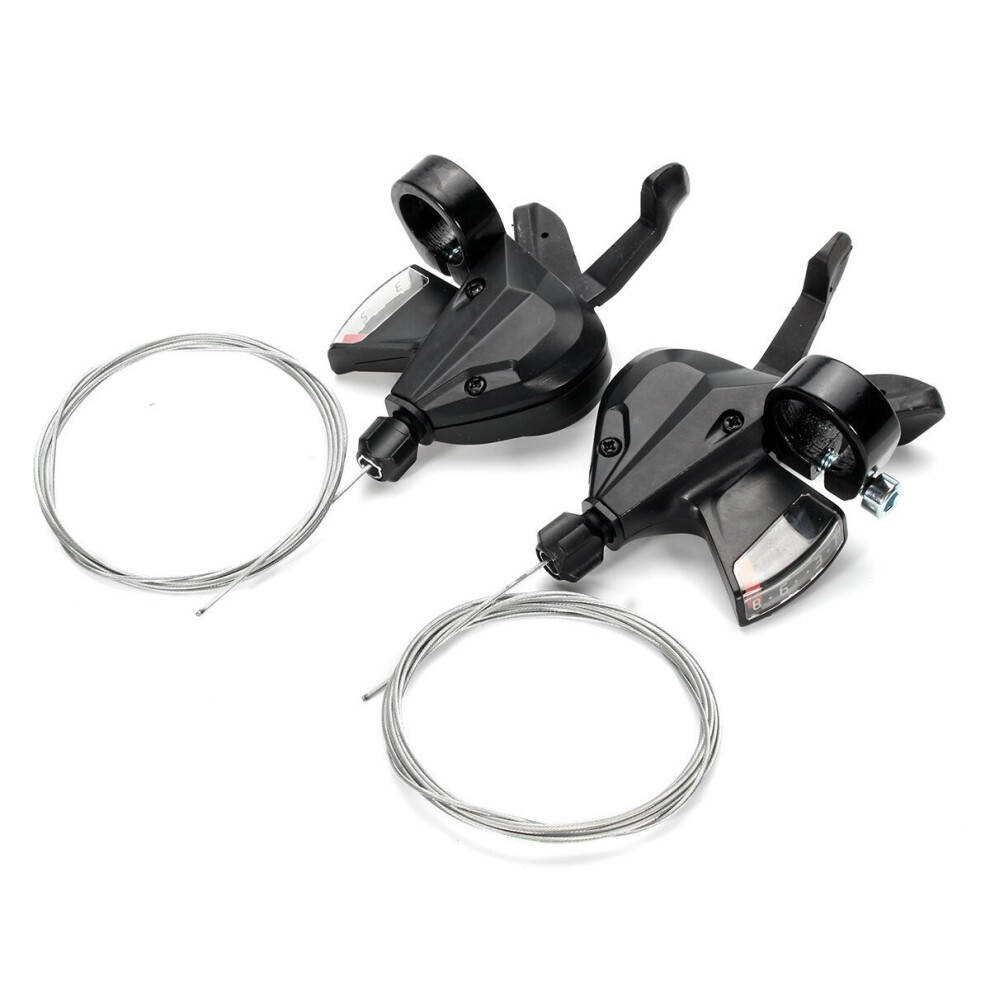 (Left +Right Shifter) 3x8-Speed Shift Lever Shifter Bike Bicycle Parts for Shimano Acera