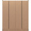 Nevada 4 Door 2 Drawer Mirrored Wardrobe Black Wood Grain 3