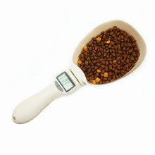 Pet Food Scale Electronic Measuring Tool Dog Cat Feeding Bowl Measuring Spoon Kitchen Scale Digital Display 250ml