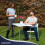 4ft Heavy Duty Folding Table Portable Camping Standing Table with Carry Handle 8