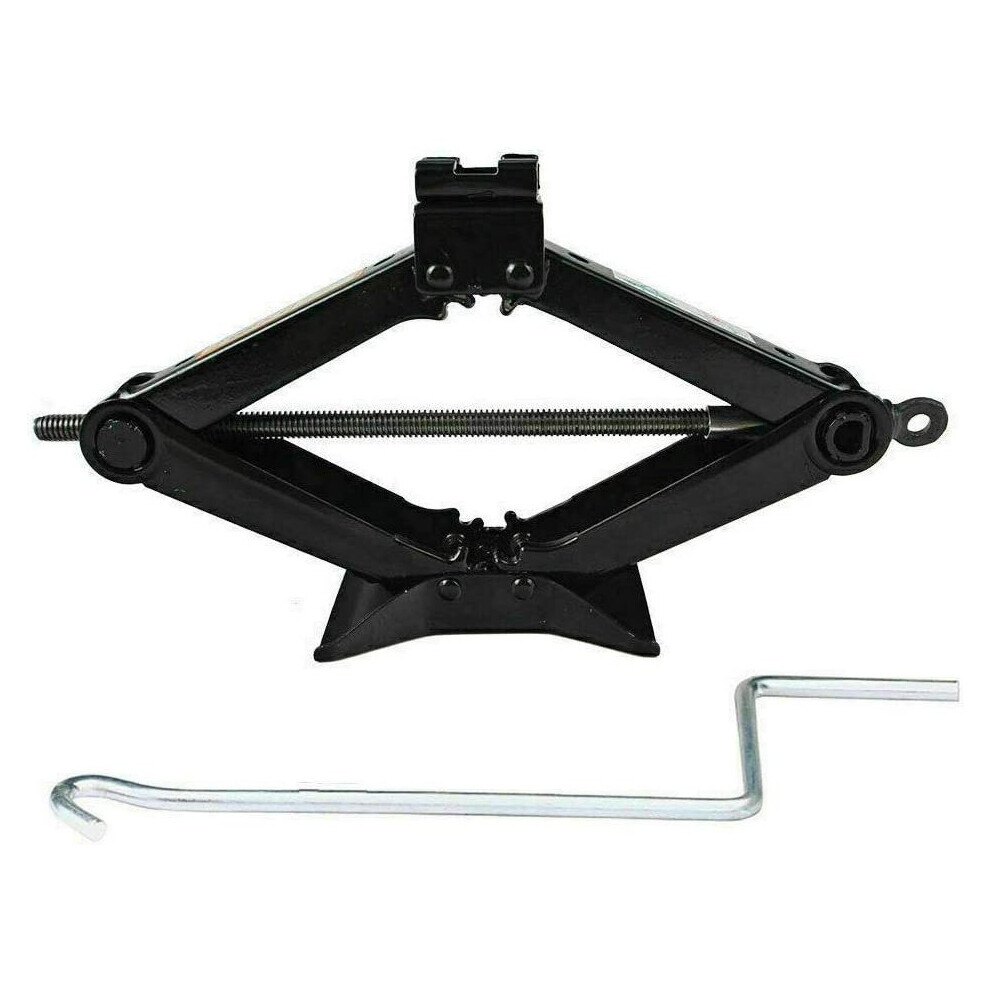 2 Ton Tonne Scissor Wind Up Jack For Car Van - With Crank Speed Handle 714367566931