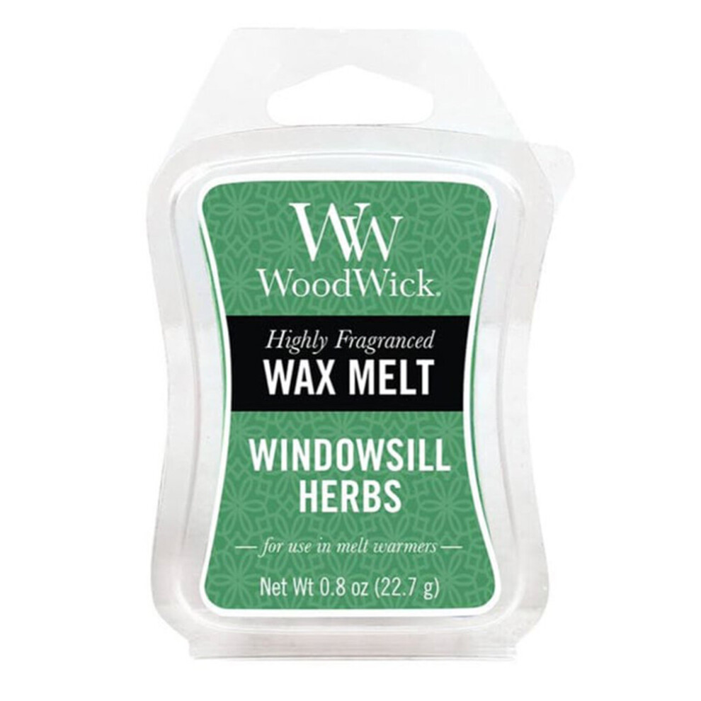 Woodwick 57047 Mini Hourglass Wax Melt (22.7 g, Windowsill Herbs)