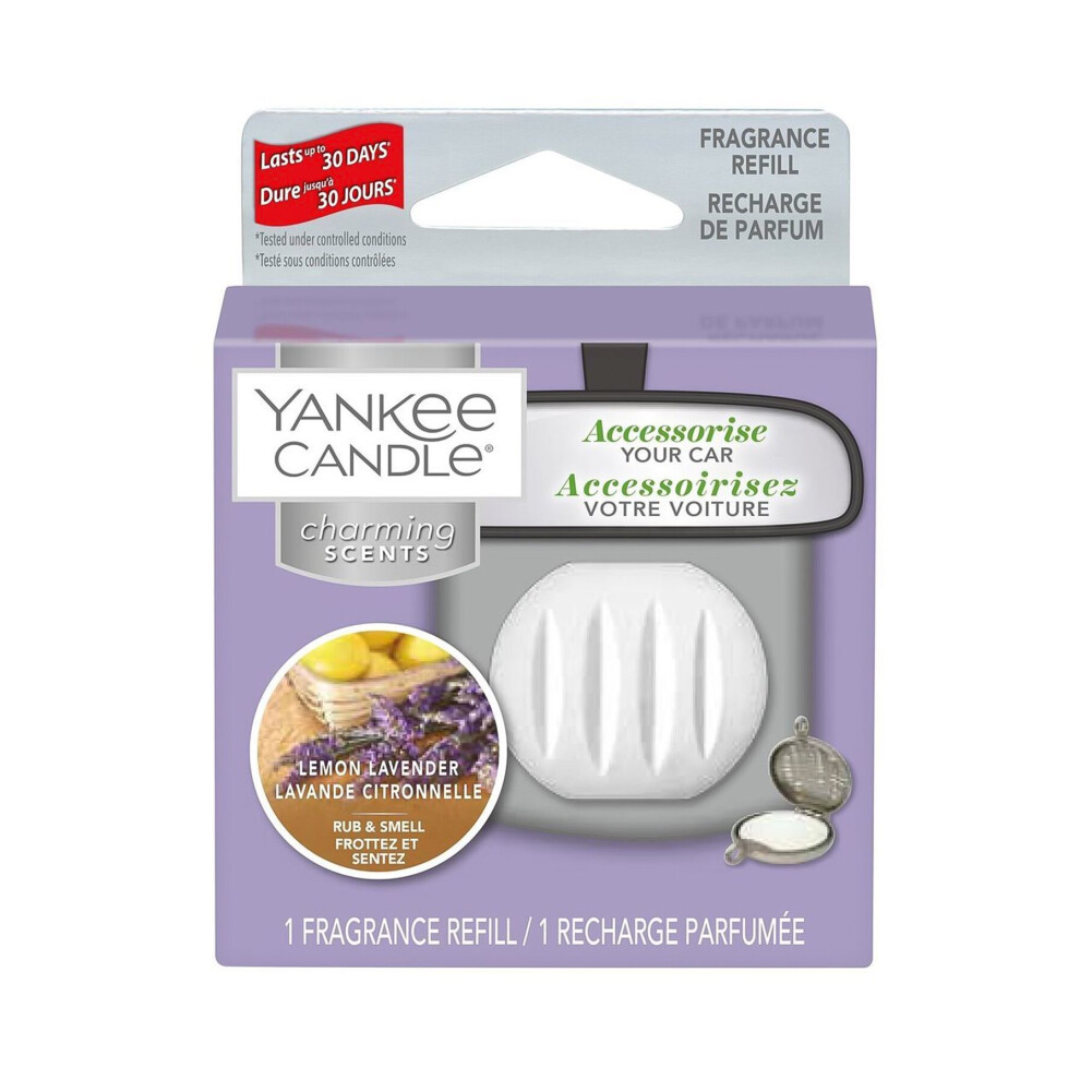 Yankee Candle Charming Scents Refill - Lemon Lavender Scent | Long-Lasting Fragrance for Home Air Freshener & Car | Perfect for Aromatherapy