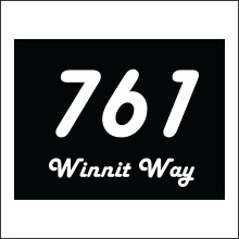 (300 x 200mm - 12 x 8, Sticker / Sav - White Background) CUSTOM HOUSE SIGN DOOR STREET NUMBER PERSONALISED