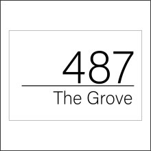 (600 x 400mm - 24 x 16, Magnetic - Vehicle Grade) CM296 The Grove Sign Plate Plaque Personalise Location Road Door Number House 600mm x 450mm Magnetic - Vehicle Grade