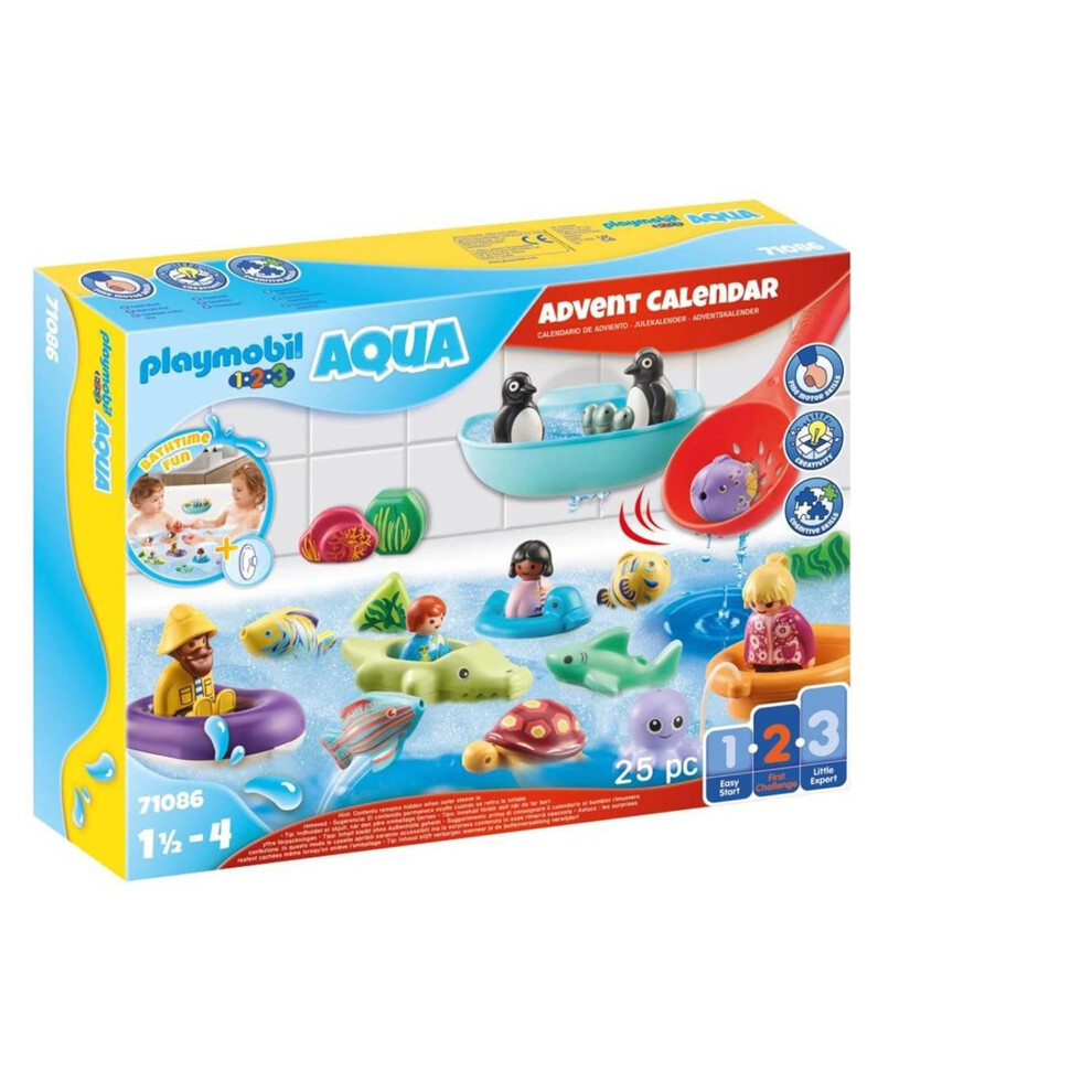 Playmobil 1.2.3 AQUA Bath Time Fun Advent Calendar