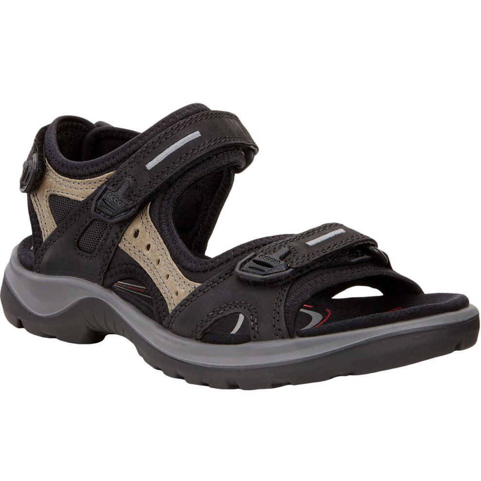 (5-5.5 UK (38EU), Black) Ecco Womens Offroad Yucatan Outdoor Trail Walking Hiking Sandals Shoes