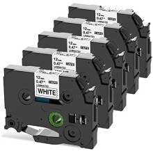 MarkField Compatible Label Tape Replacement for Brother P Touch TZe-231 TZ231 Black on White 12mm Tape for Label Maker PT-1000 1005 H105 H75 H107 1080