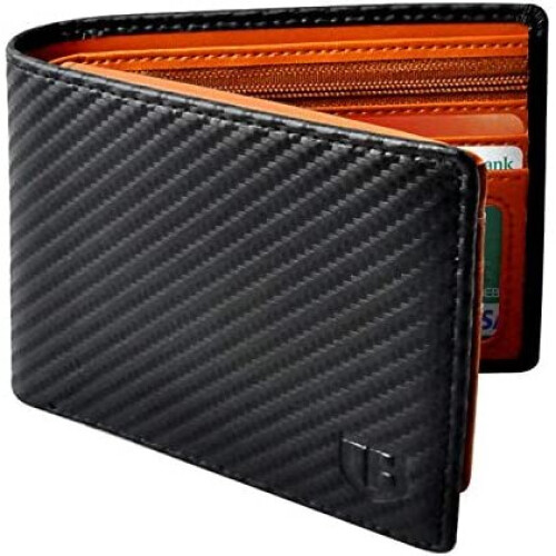 BIAL Mens Wallet, RFID Blocking Wallet, Wallets Mens, Bifold Wallet, Flip Wallet, Wallets for Men, Slim Bifold Wallet, 2 ID Window Wallet, Superfine