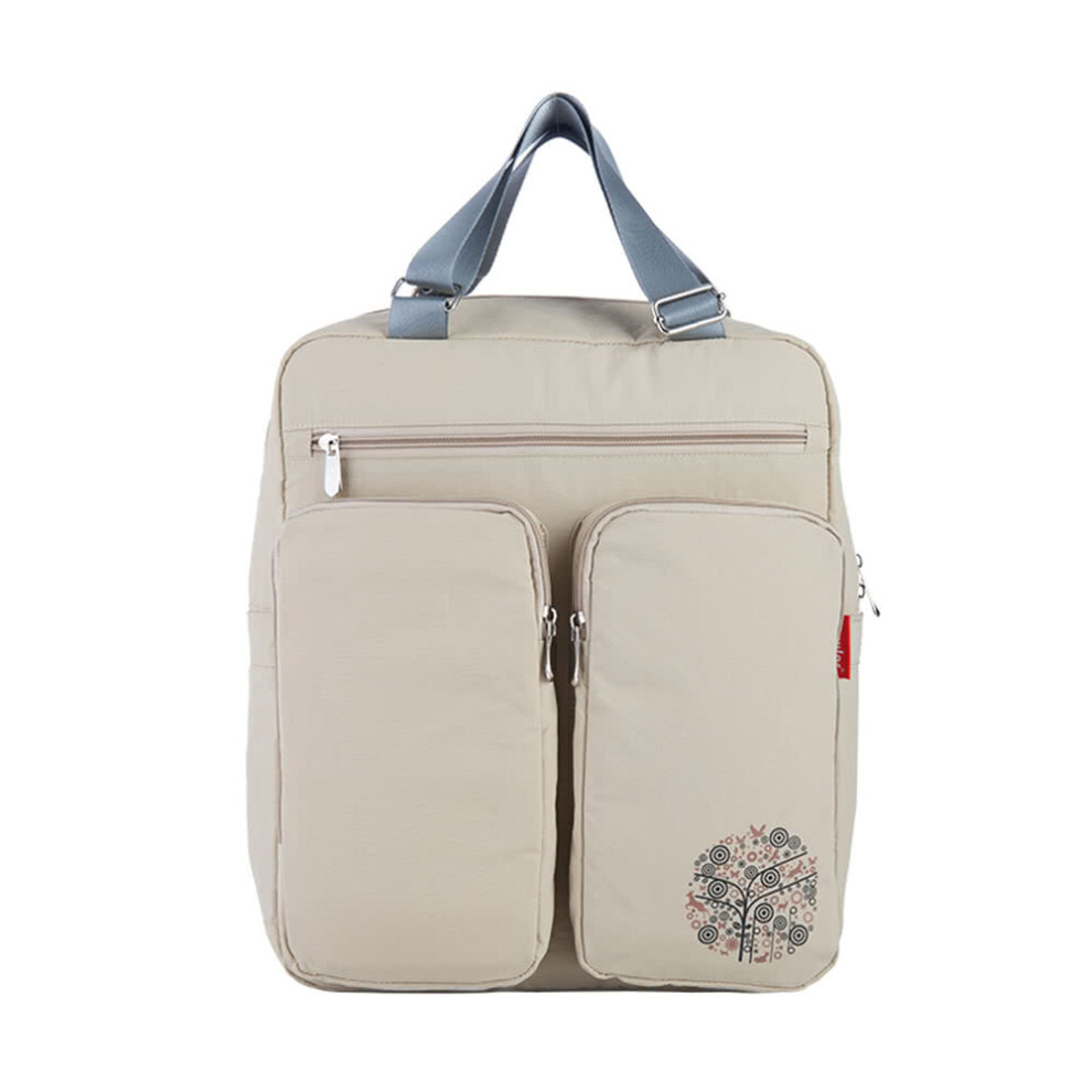Greenzech (Grey) Multi-Functional Mommy Bag Excellent Water Resistance Nappy Bag Insular Large Capacity