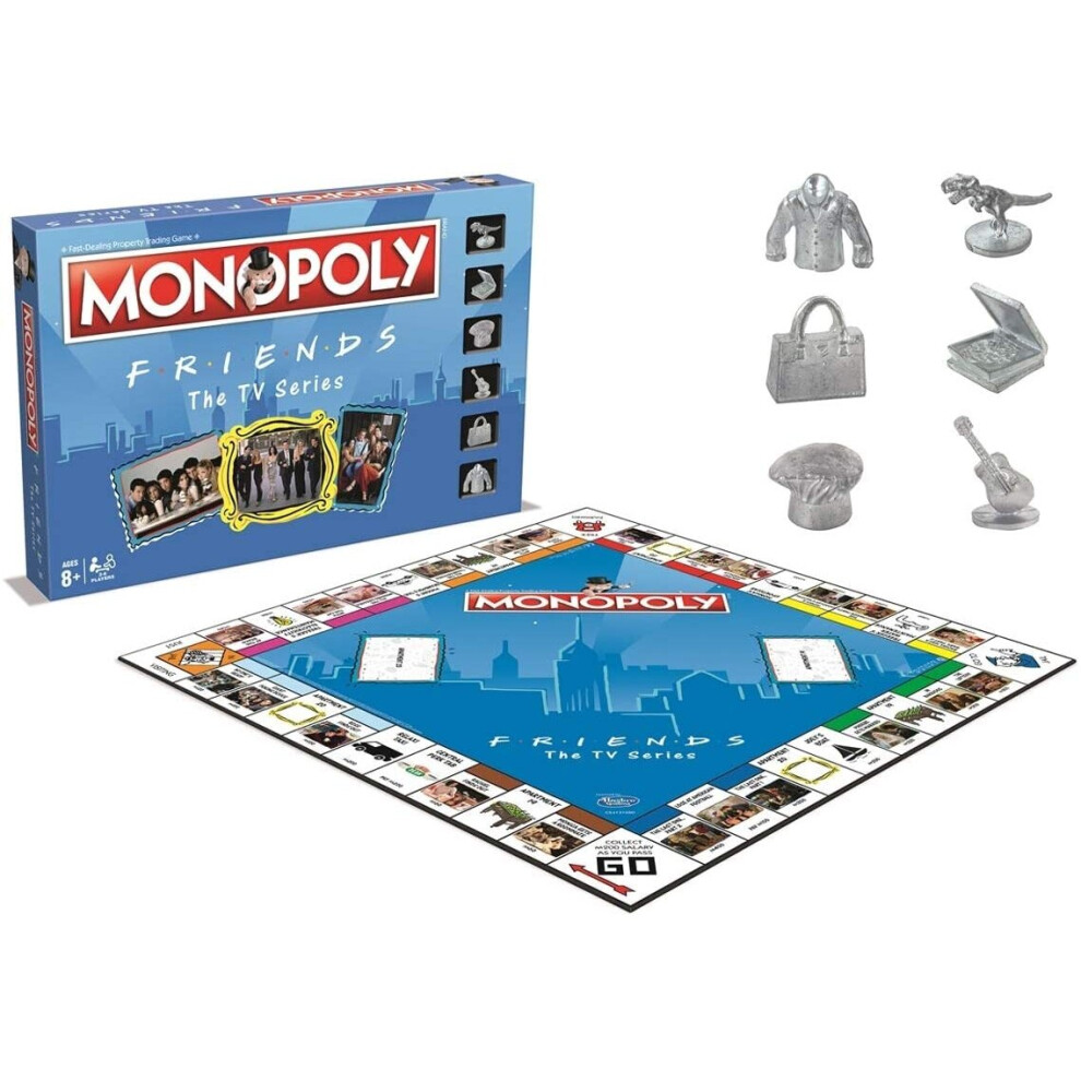 John Adams Friends Monopoly Board Game