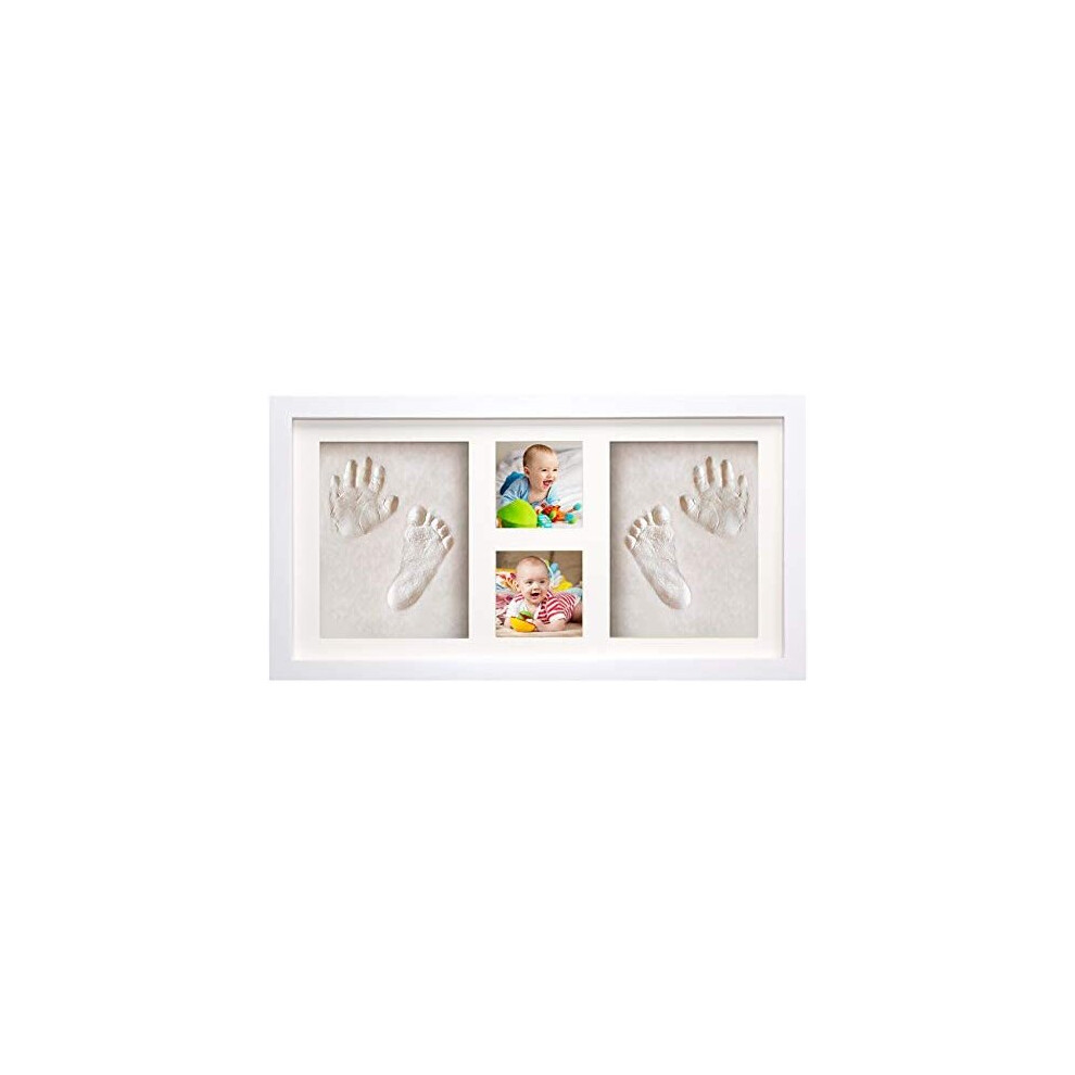Bubbleliss Baby Hand And Footprint Kit By Makes A Great Gift Present For Birthdays, Christenings And Baby Showers, Newborn Baby Keepsake Frames