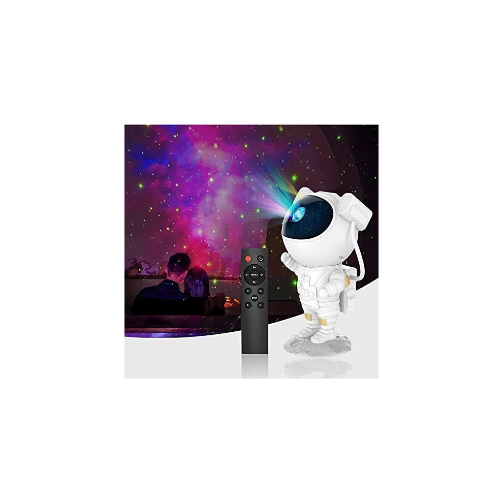 Szpacmate Astronaut Galaxy Star Projector Starry Night Astronaut Projector With Nebula,Timer And Remote Control, Bedroom And Ceiling Projector, Light