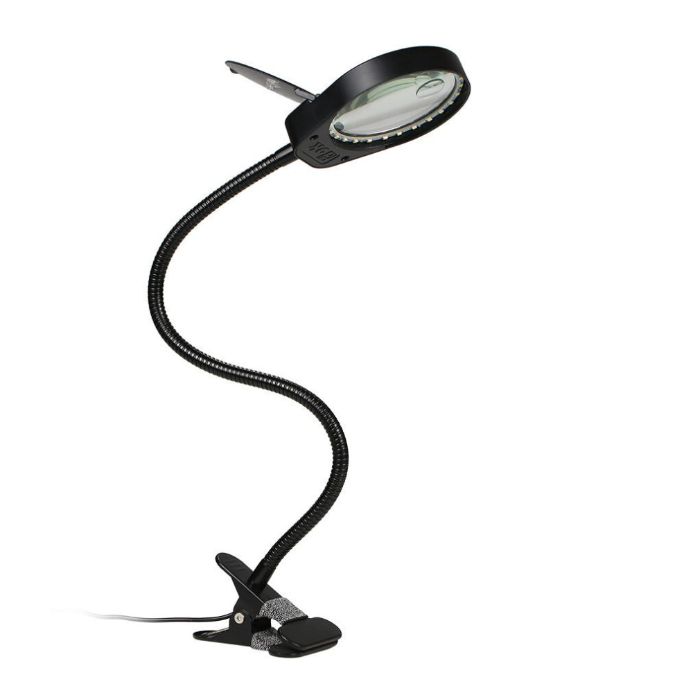 Greenzech Light (Us) Led 3X/10X Magnifier Glass With Clamp Clip Table