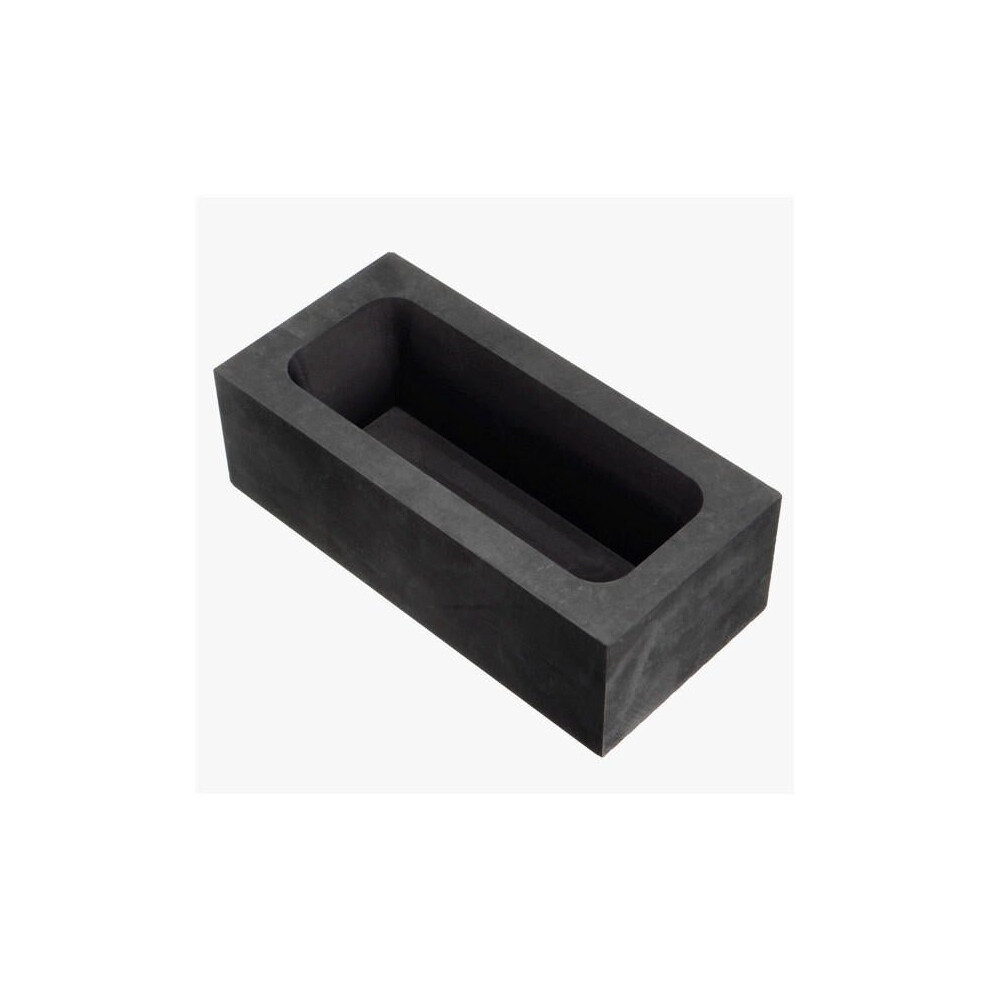 125x60x40mm Square Graphite Mold Crucible for Melting Casting 85oz Gold/46oz Silver