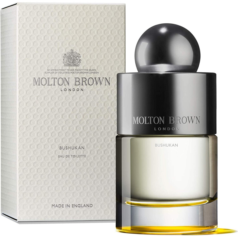 MOLTON BROWN BUSHUKAN EAU DE TOILETTE SPRAY 100ML NEW