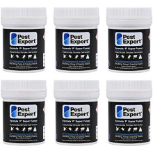 Pest Expert Formula 'P' Super Fumer Carpet Moth Smoke Bomb 6x11g - Indoor Moth Killer, Permethrin 13.25%, HSE Approved, Treats up to 100 m3