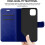 (Blue) Samsung Galaxy A03 Case Leather Wallet Phone Cover 5