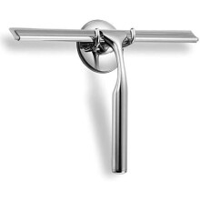 Shower Squeegee, Window Squeegee, Stainless Steel Shower Screen Wiper with Strong Suction Hook for Bathroom, Kitchen, Mirror,Car, Window and Glass