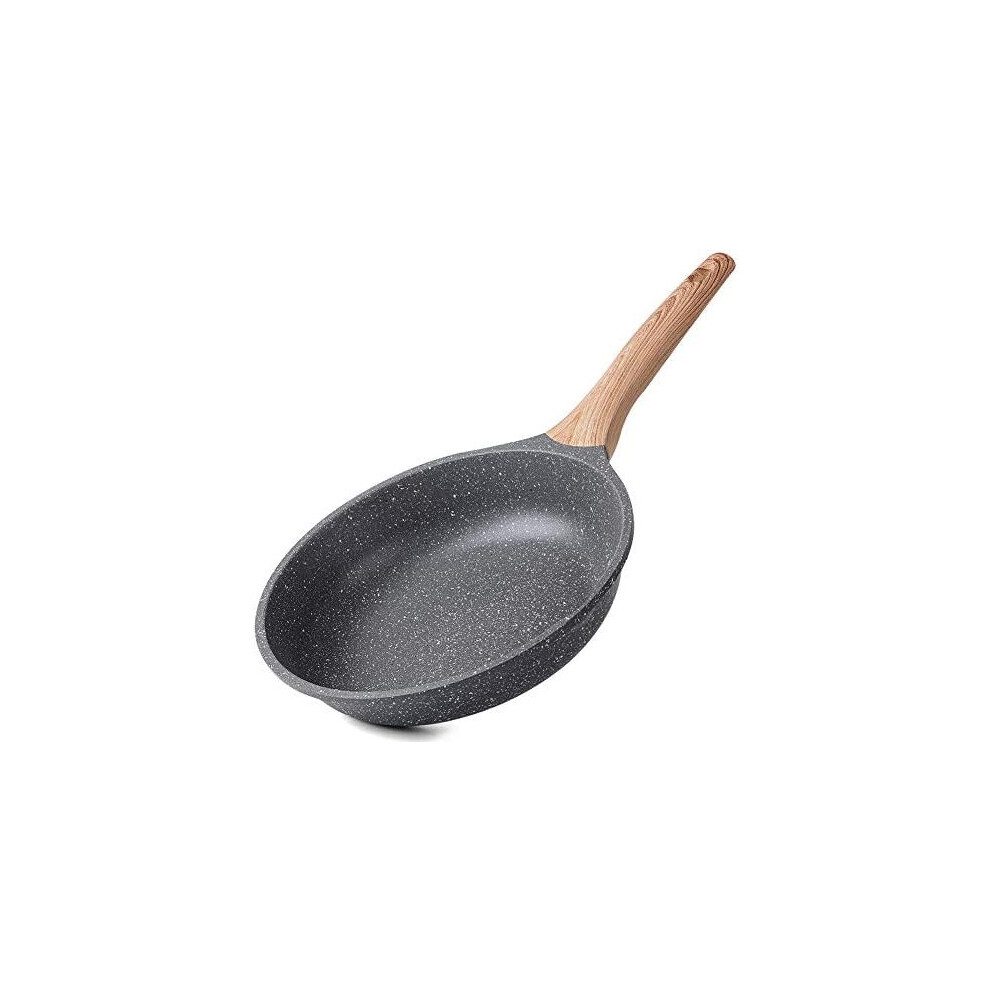Zuofeng Non Stick Frying Pans 20Cm, Non-Stick Omelette Fry Pan, Granite Frying Pan Stone Pans