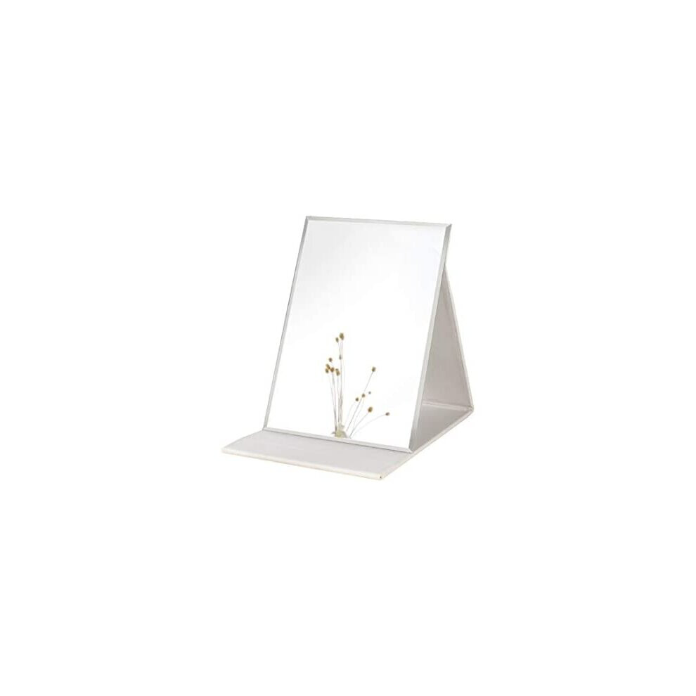 Zcooooool Mirror Large Portable Super HD Mirror Makeup Mirror Multi Stand Angle Hand Free/ Handheld / Tabletop Foldable Mirror 10X7 Inch