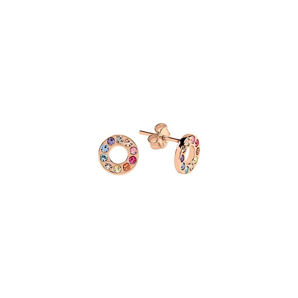 Radley Rocks Rose Gold Rainbow Studs RYJ1110