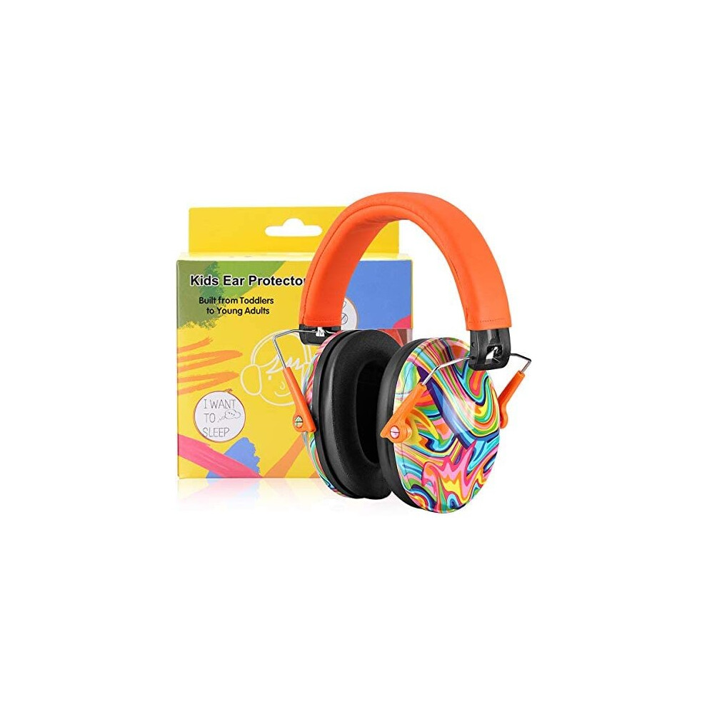 Prohear 032 Kids Ear Defenders, Upgraded Hearing Protection For Autistic Toddlers Have Sensory Issues,Children Adjustable Safety Earmuff, Ideal For