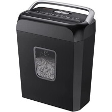 Paper Shredder for Home Use?Bonsaii 6 Sheet Cross Cut Paper and Credit Card Shredder for Home & Small Office Use?Home Shredder with Portable Handle