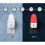 2 Pack LED Night Light, Dusk to Dawn Light Sensor, UK Plug in, Auto On Off Nightlight (Red) 2