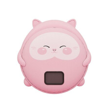 (Pink) 2 In 1 Rechargeable Hand Warmer Heating Power Bank 10000mah Cartoon Animal Hand Heater