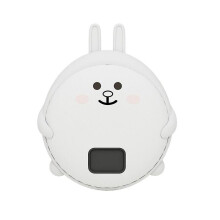 (White) 2 In 1 Rechargeable Hand Warmer Heating Power Bank 10000mah Cartoon Animal Hand Heater