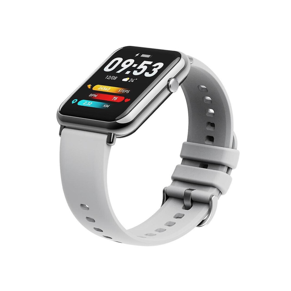 (Sliver) Smart Watch Fitness Tracker Watch Heart Rate Monitor Pedometer Sleep Monitor For Phones Silver 768649755353