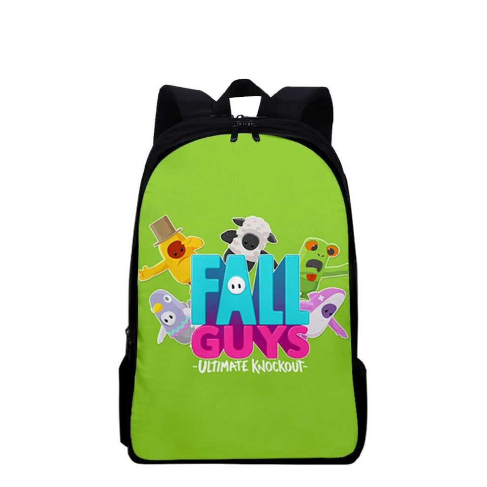 (C) Fall Guys 3DFashion Backpack Schoolbag For Primary And Secondary School Students