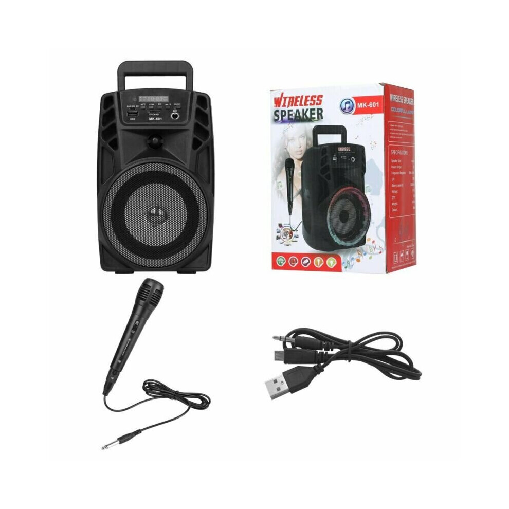 Wireless Bluetooth Speaker Karaoke Machine Portable Stereo Super Bass Ultra Loud