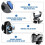 360°Rotatable And Retractable Car Mobile Phone Holder Rear View Mirror 8