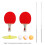 Ping Pong Rackets and Balls Table Tennis Trainer Base Training Practice Set 6