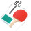 Portable Retractable Ping Pong Post Net Rack Paddles Adjustable Extending Paddle Bats 7
