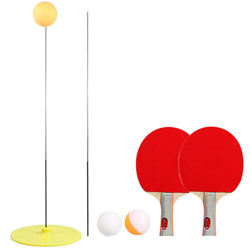 Ping Pong Rackets and Balls Table Tennis Trainer Base Training Practice Set 1